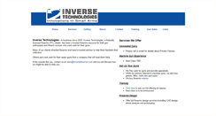 Desktop Screenshot of inverse-tech.com